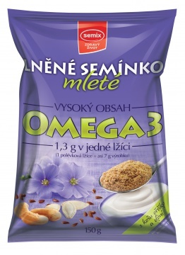 Lněné semínko mleté s kešu a dýní 150g Semix 